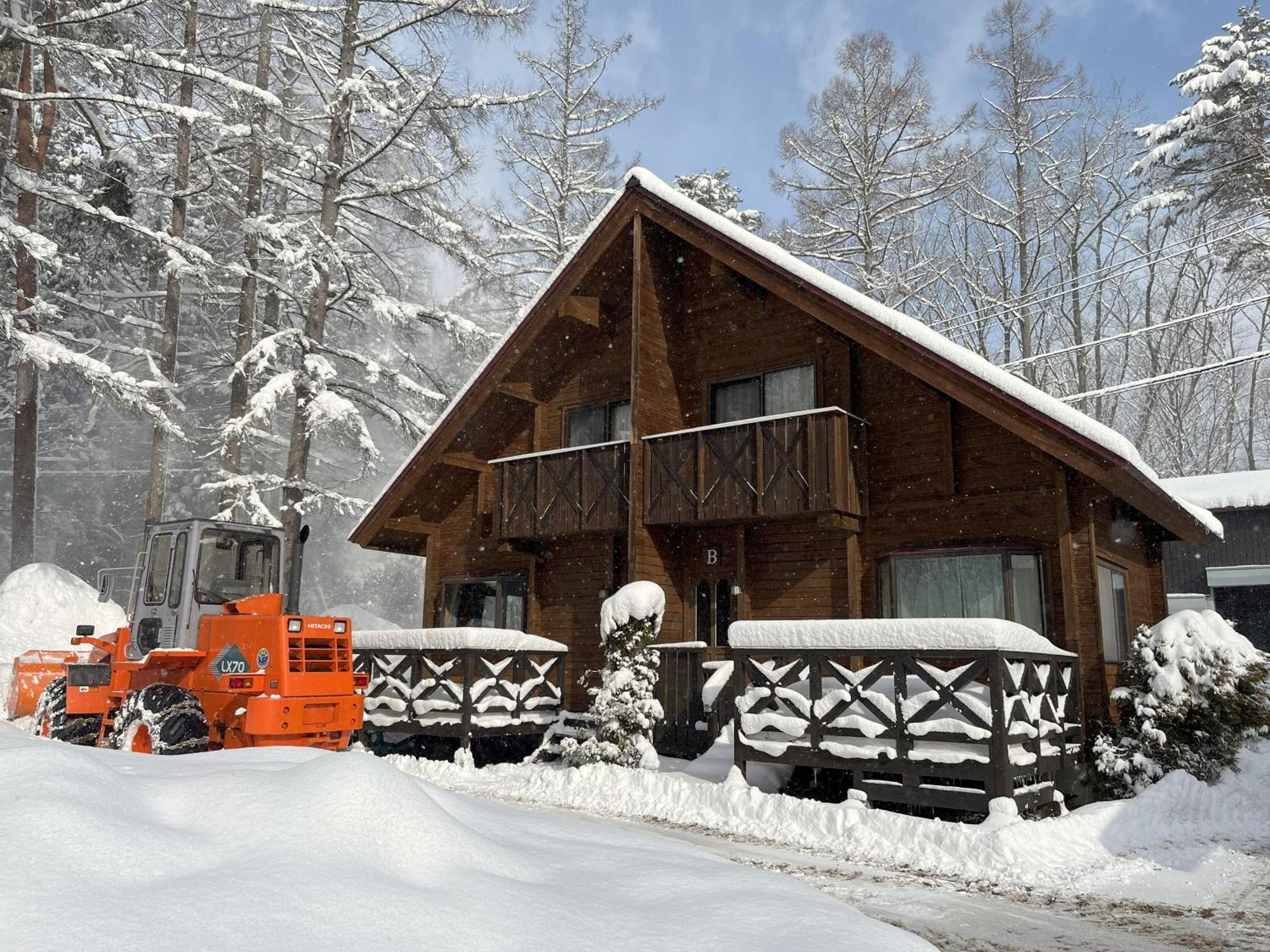 Log Cottage Epoch Hakuba Exteriör bild